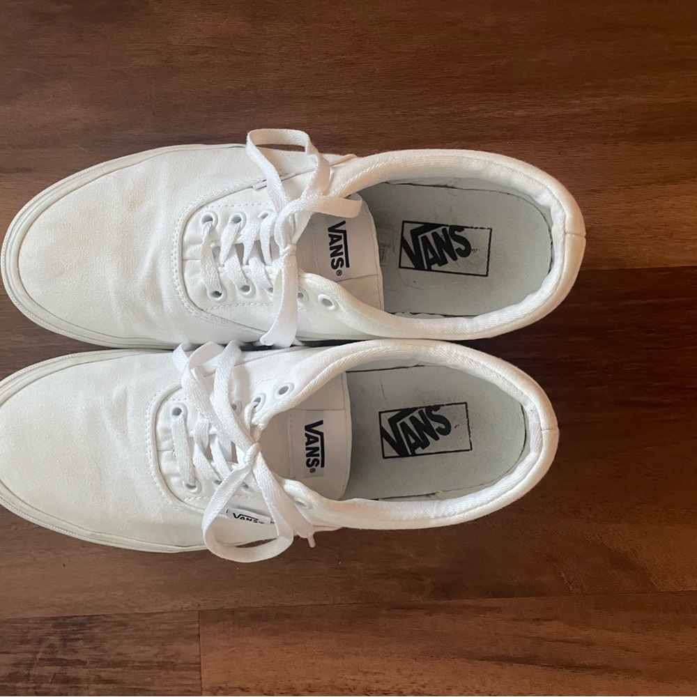 Vans Classic White Canvas Shoes